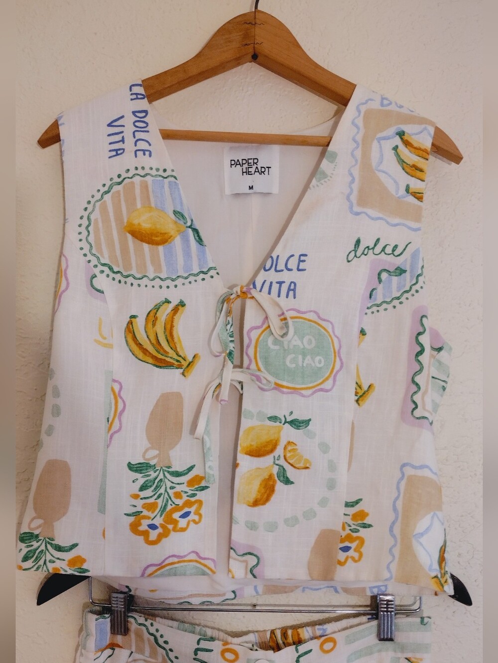 Paper Heart La Dolce Vita Vest And Bottoms Set - Picture 10 of 16